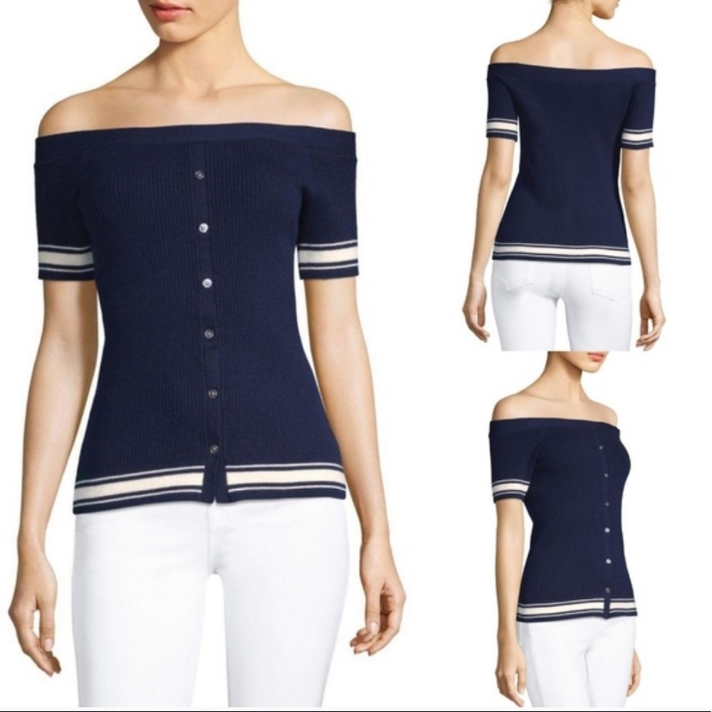 NWT Frame Off The Shoulder Sweater